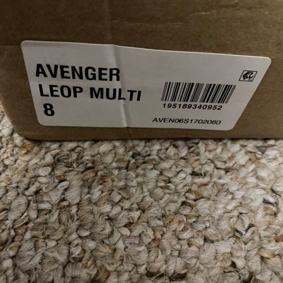 Steve Madden Avenger Leopard Studded Combat Boots - Picture 6 of 7